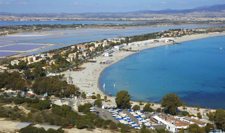 Poetto, veduta dalla Sella del Diavolo - Cagliari